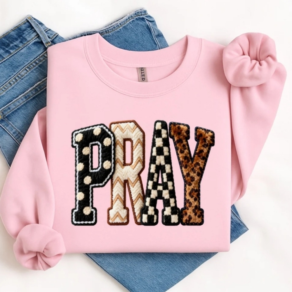 Pray Graphic. This Graphic Will Be Made To Order On A Tee Of Your Choice